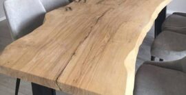 table en chêne massif, bord naturel,bois massif, live edge, haut rhin, mulhouse, colmar, alsace, ensisheim Wittenheim 2