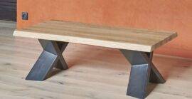 table en chêne massif, bord naturel,bois massif, live edge, haut rhin, mulhouse, colmar, alsace, ensisheim Wintzenheim 5