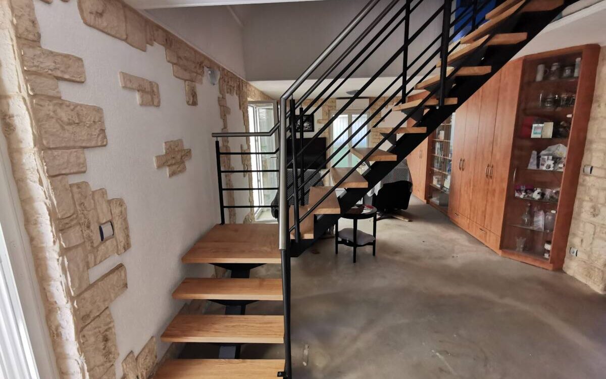 Escalier bois m&eacute;tal Wittenheim